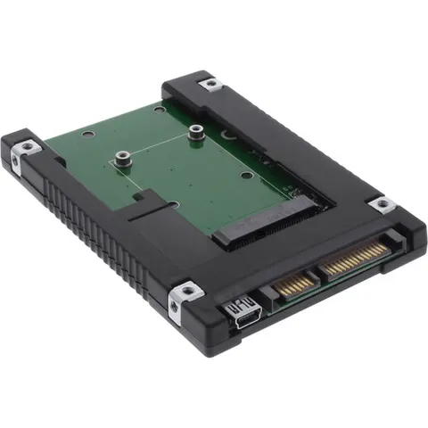 InLine® schijfadapter 2,5, SATA naar mSATA SSD – afbeelding 1