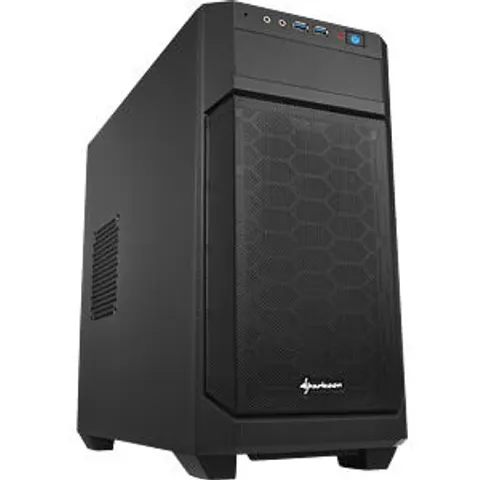 Micro ATX Midtower Case Sharkoon V1000 Black – afbeelding 1