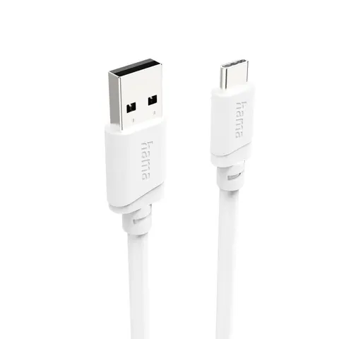 Ladekabel, USB-A - USB-C, 2 m, Weiß (00201813) – Bild 1