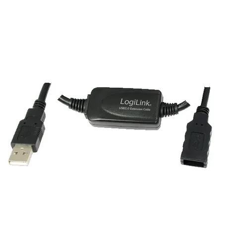 LOGILINK USB 2.0 Repeater-Kabel, 15 m – Bild 1