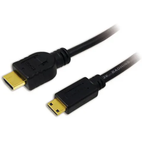 LOGILINK - monitorkabel - HDMI 1.4 > HDMI mini - 1.00m – afbeelding 1