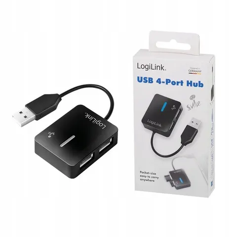 LOGILINK USB-Hub UA0139 4-port Smile – Bild 1