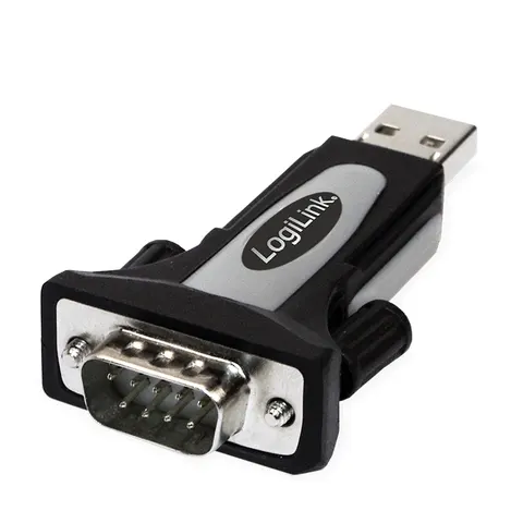 LogiLink kabeladapters/verloopstukjes USB 2.0, RS232 – afbeelding 1