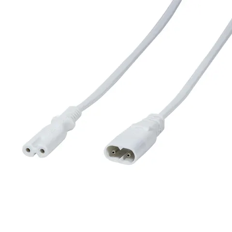 LOGILINK Doppelnutverlängerung 2 m, weiß – Bild 1