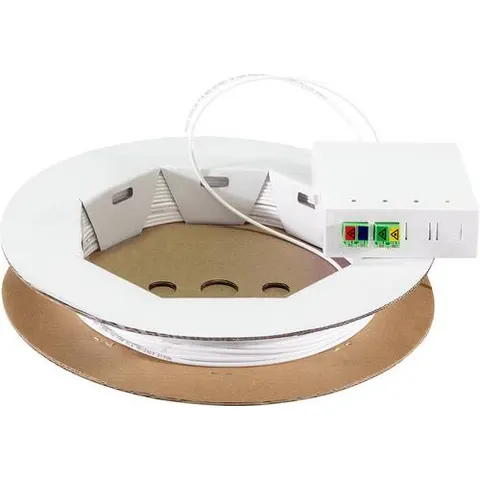 LogiLink Professional FTTH splitsbox, 2x LC/APC, 20m aansluitkabel, wit – afbeelding 1