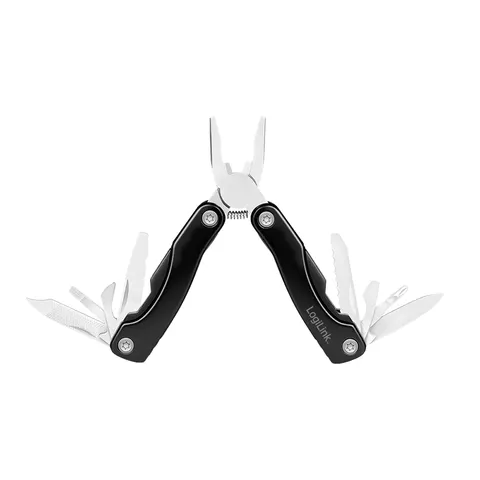 LogiLink 11-in-1 Multitool, in Nylontasche, schwarz – Bild 1