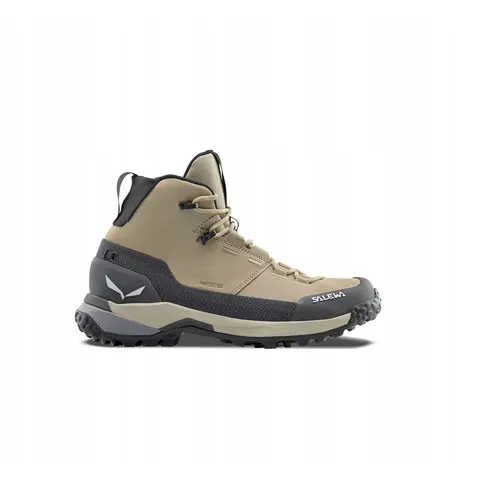 Damen-Wanderschuhe Salewa Puez Leather Mid PTX – Beige – 784542 – Bild 1