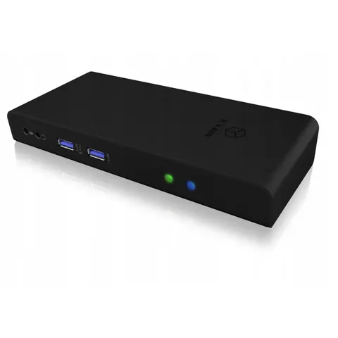 ICY BOX IB-DK2251AC – Schwarz – Bild 1