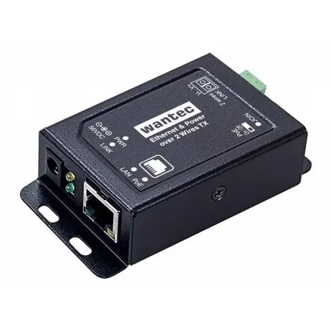 Wantec 2wIP E Adapter PoE-Schraubklemme-Client/Empfänger 1 – Bild 1