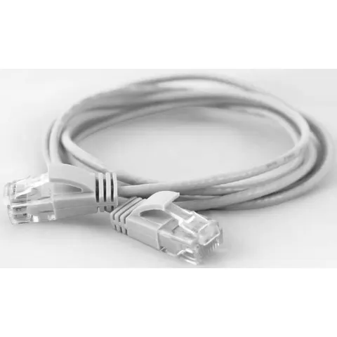 Wantec Patchkabel UTP CAT6a d=2,8mm 0,25m weiß – Bild 1