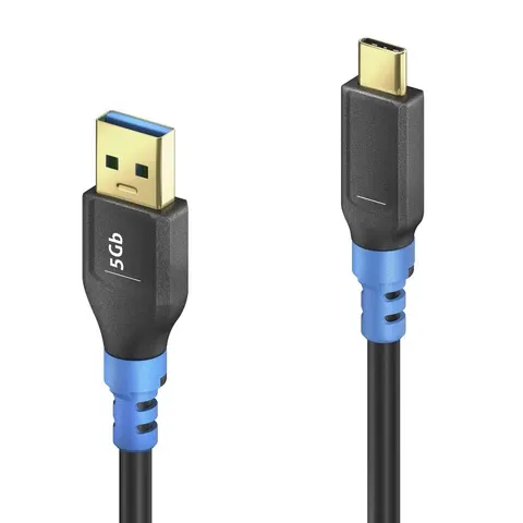 PureLink FlexInstall USB-C auf USB-A Kabel USB 3.0 5Gbps 0.50m – Bild 1