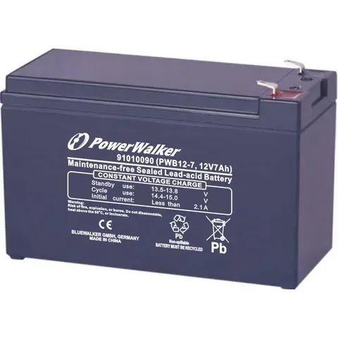 PowerWalker Accu 12V 7Ah – afbeelding 1