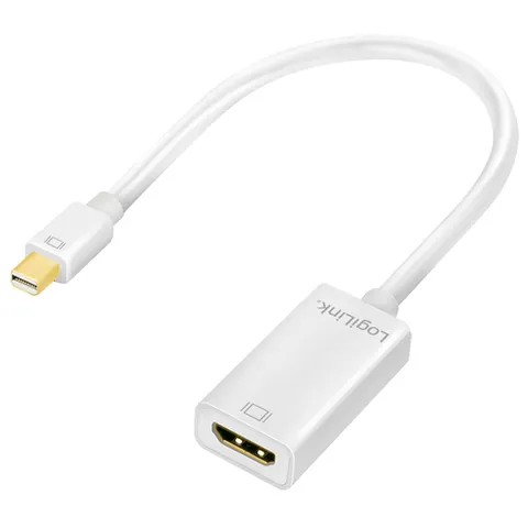 LogiLink Mini DisplayPort naar HDMI adapter - 0,10 meter – afbeelding 1