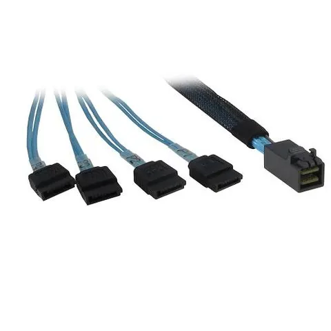 Inter-Tech Kabel SFF 8643 -> 4x SATA 0,5m – Bild 1