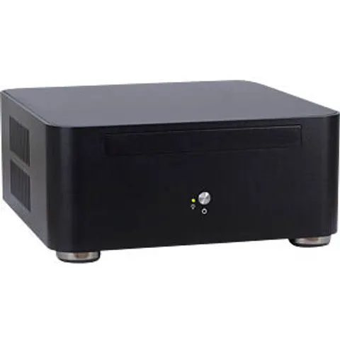 Inter-Tech Geh ITX A80S mit 60 W Netzteil, schwarz – Bild 1