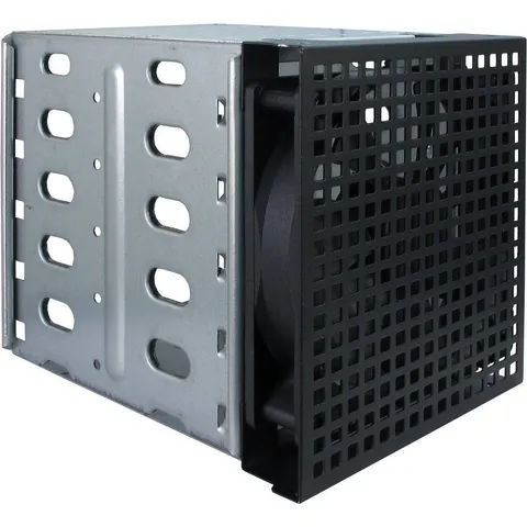 Inter-Tech 4U 40240 Rek Zwart, Grijs – afbeelding 1