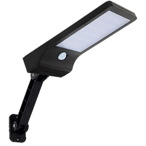 LUXULA Solar LED-Wandleuchte, PIR-Sensor, kaltweiß – Bild 1