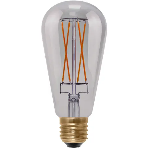 SEGULA LED Rustika Long Style smokey grau E27 5W 1900K dimm – Bild 1