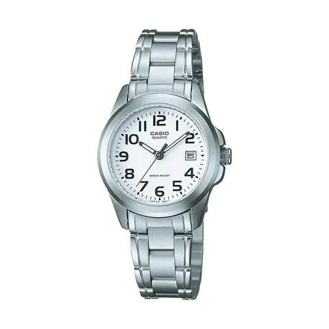 CASIO Timeless Collection Uhr LTP-1259PD-7B | Silber – Silber OSFA – Bild 1