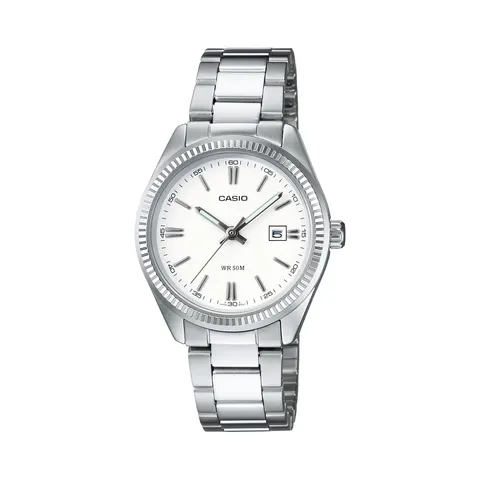 CASIO Timeless Collection Uhr LTP-1302PD-7A1V | Silber – Silber OSFA – Bild 1