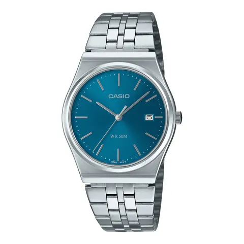 CASIO Timeless Collection Uhr MTP-B145D-2A2V | Silber – Silber OSFA – Bild 1