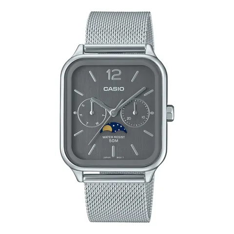 CASIO Timeless Collection Uhr MTP-M305M-8AV | Silber – Silber OSFA – Bild 1