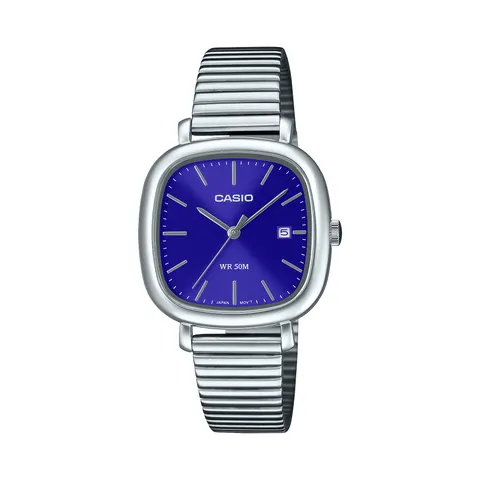 Casio LTP-B166D-2AVEF Core LTP-B166 Series (30mm) Blue Dial Watch – Silver,Blue – image 1