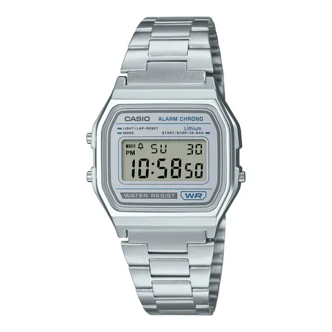 CASIO Vintage Collection Uhr A158WEA-7 | Silber – Silber OSFA – Bild 1