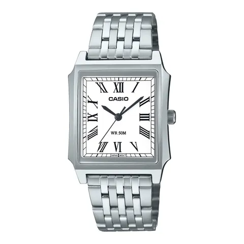 CASIO Timeless Collection Uhr MTP-B190D-7BV | Silber – Silber OSFA – Bild 1
