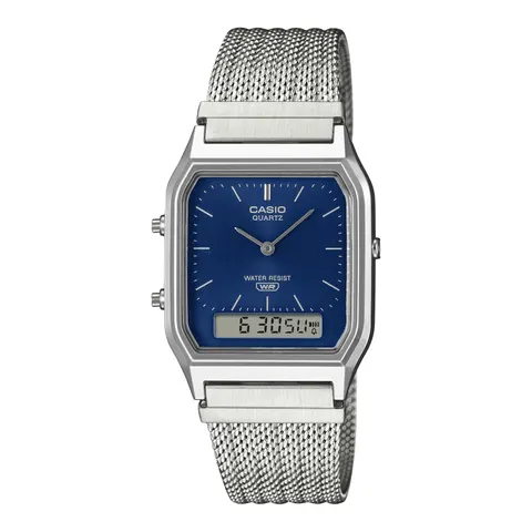 Vintage AQ-230EM-2A| Silber – Silber OSFA – Bild 1