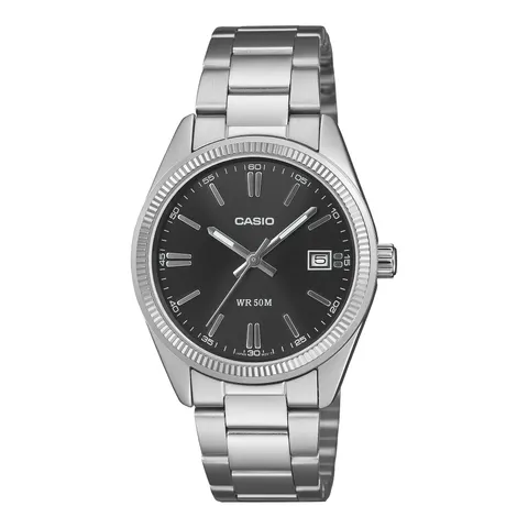 CASIO Timeless Collection Uhr UTP-1302PD-1AV | Silber – Silber OSFA – Bild 1