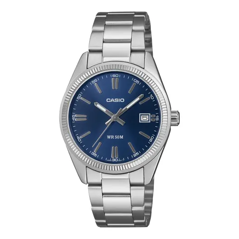CASIO Timeless Collection Uhr UTP-1302PD-2A1V | Silber – Silber OSFA – Bild 1
