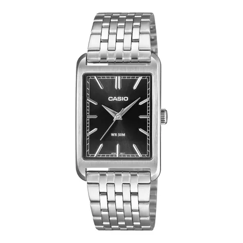 CASIO Timeless Collection Uhr MTP-B215D-1AV | Silber – Silber OSFA – Bild 1
