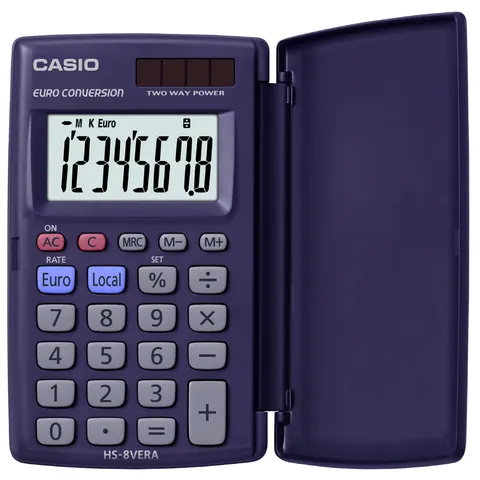 Casio Taschenrechner HS-8 VERA Solar/ Battery – Bild 1