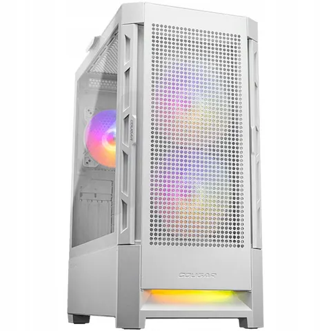 Cougar Duoface RGB - Midi-Tower - Witte Behuizing - ARGB Verlichting – afbeelding 1