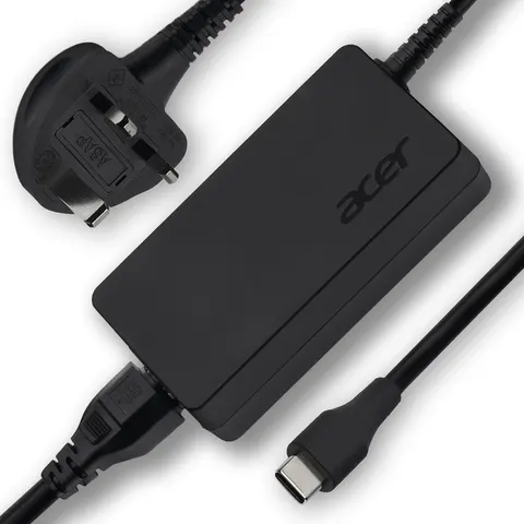Acer 100W USB-C Laptop Charger - Black – image 1