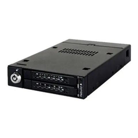 Backplane IcyDock 2x6,3cm SATAI-III in 1x3,5" RAID-Controlle – Bild 1