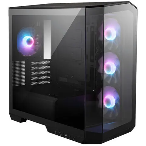 MSI MAG PANO M100R PZ Micro Tower Black – image 1