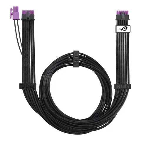 ASUS ROG Equalizer 12V-2x6 PCIe-Kabel – Schwarz – Bild 1
