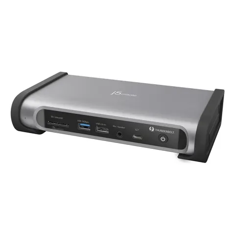 j5create JTD568 Thunderbolt 4 Quad Display Docking Station-UK Black – image 1