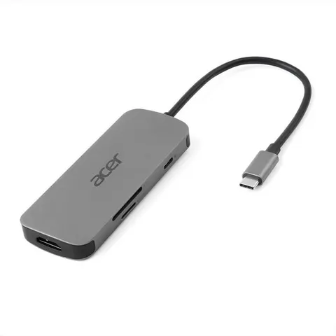 Acer 7-In-1 USB Type-C Dongle – Schwarz – Bild 1