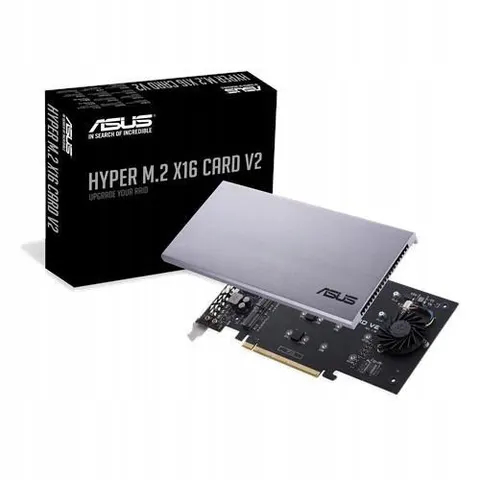 ASUS HYPER M.2 X16 CARD V2 interface cards/adapter Internal – image 1