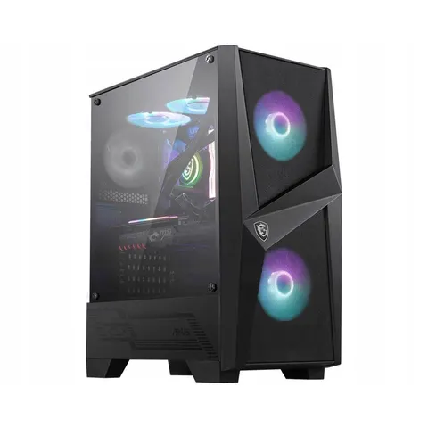 MSI MAG Forge 100R | PC-Gehäuse mit Glasfenster – Schwarz – Bild 1