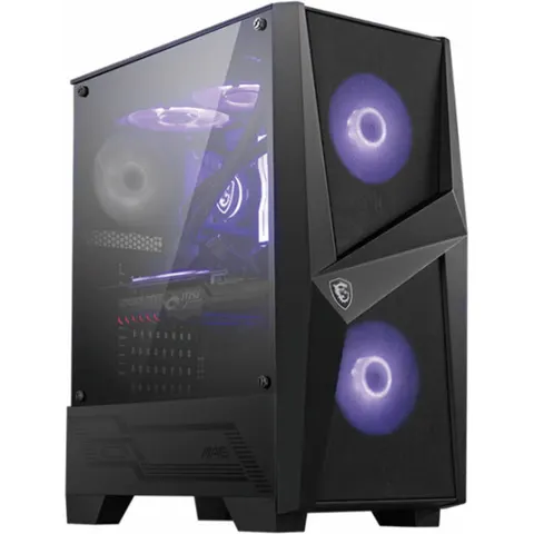 MSI MAG FORGE 100M | PC-Gehäuse – Schwarz – Bild 1