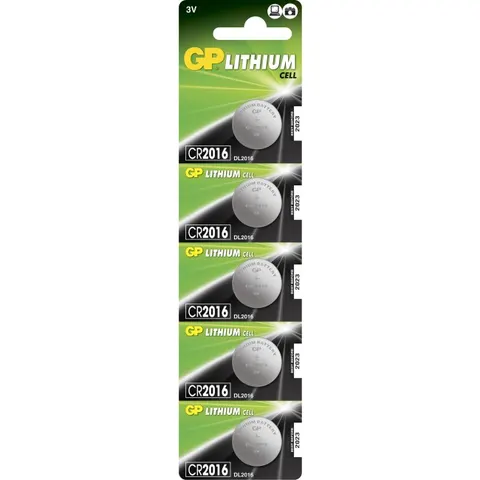 GP Batteries Lithium CR2016 Single-use battery Lithium-Manganese Dioxi – image 1