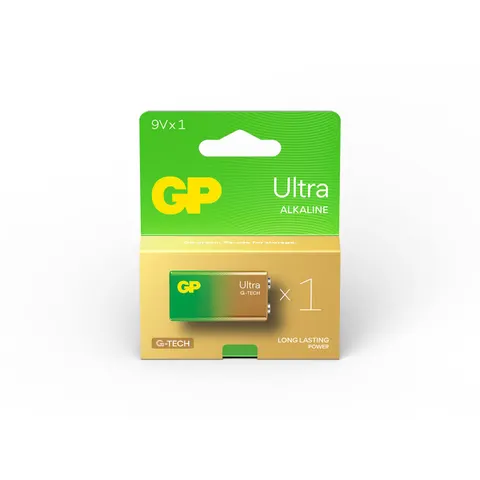 GP 9V Ultra Alkaline Batterij - 1 stuk – afbeelding 1