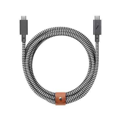 Native Union Belt Cable USB-C to USB-C Pro 2,4m - Weiß – White – Bild 1