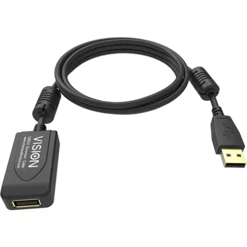 Vision Professional - USB-Verlängerungskabel - USB (M) – TC5MUSBEXTBL – Bild 1