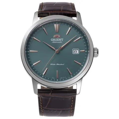 Orient AC0F Classic Mens Brown Leather Strap Automatic Watch – image 1