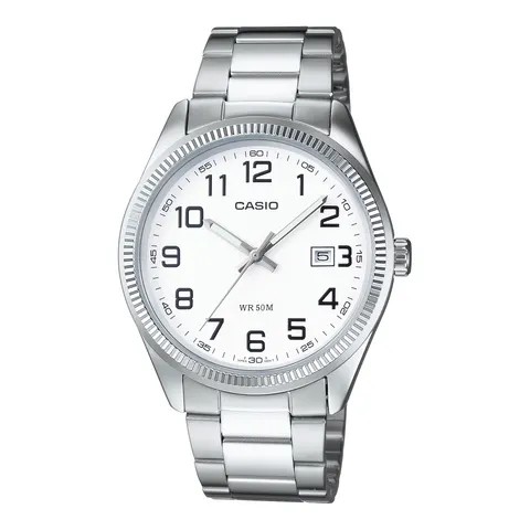 CASIO Timeless Collection Uhr MTP-1302PD-7BV | Silber – Silber OSFA – Bild 1